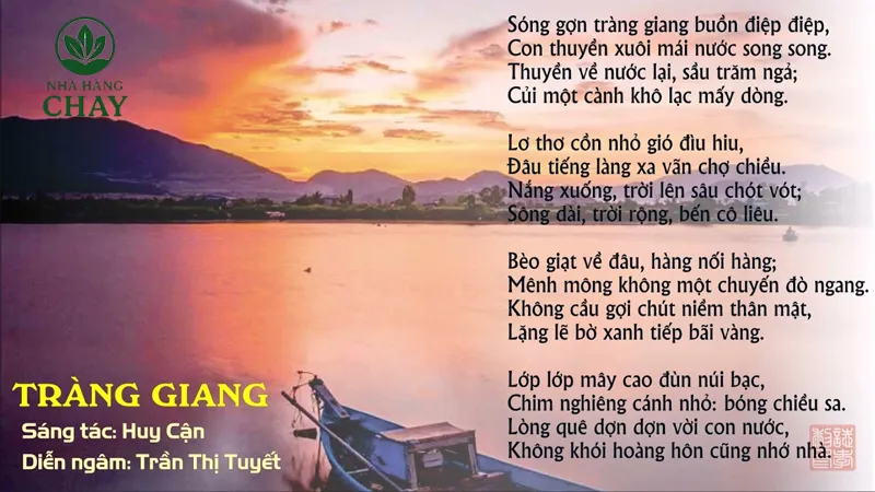Tràng Giang và hành trình trở thành biểu tượng thi ca